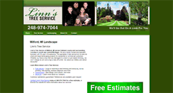 Desktop Screenshot of linnstreeservice.com